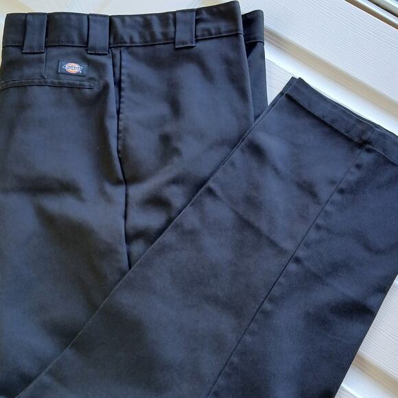 Dickies Men's Original 874 Flex Work Pants 46x32 black classic quality skater - Picture 1 of 13